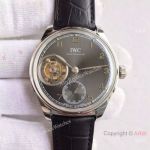 Swiss IWC Schaffhausen Tourbillon Copy Watch Stainless Steel